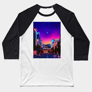 Shibuya nights Baseball T-Shirt